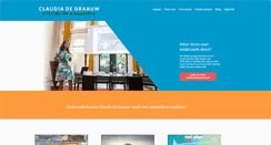 Desktop Screenshot of claudiadegraauw.nl